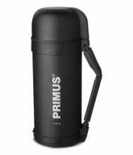 Primus CaH Food Vacuum Bottle 1,2l - černá/bílý nápis